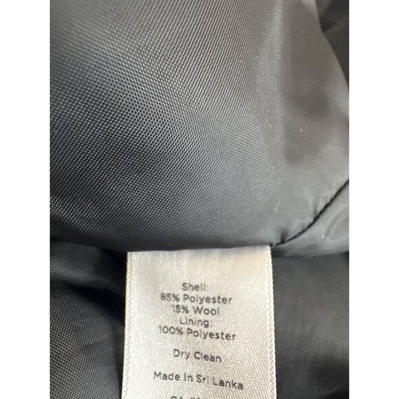 Talbots Womens Plaid Wool Blend Skirt size 14W plus Blue Gray plaid - Picture 5 of 5